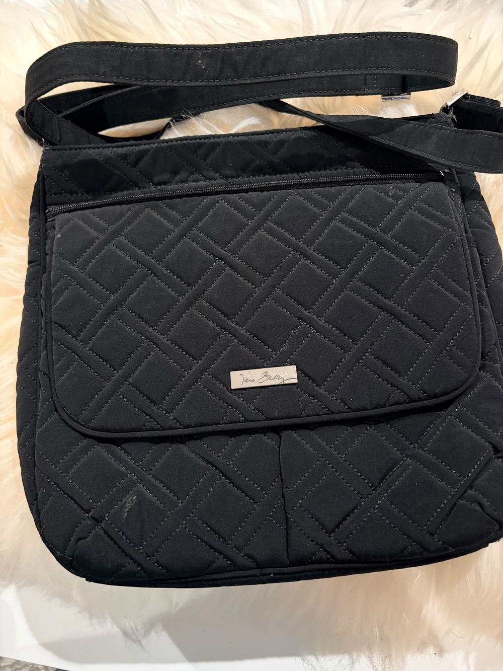 Vera Bradley Black Quilted Everyday Crossbody